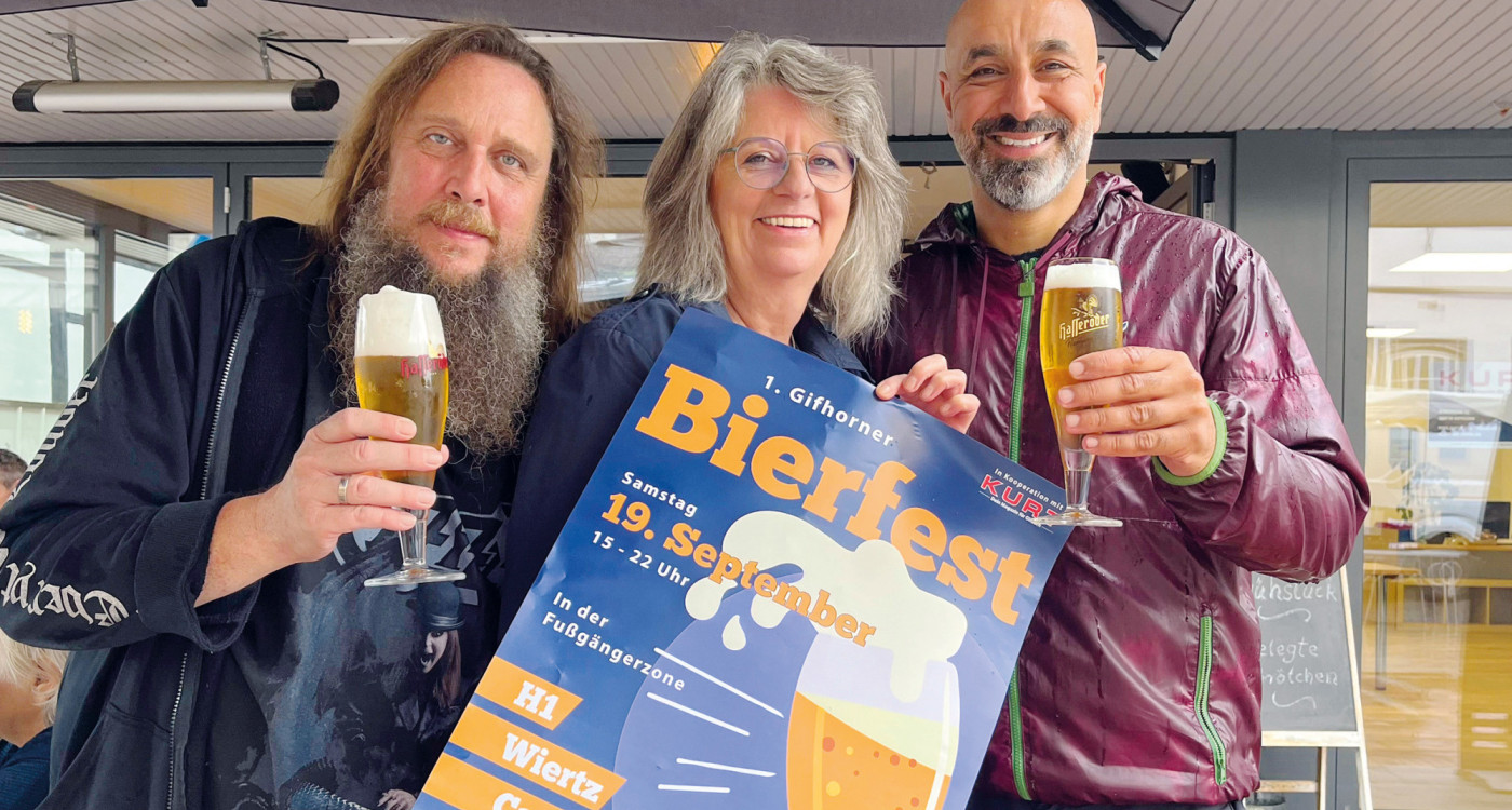 Drei Lokale feiern Premiere: Das 1. Gifhorner Bierfest steigt am morgigen Samstag – mit Live-Musik, Spezialitäten vom Fass und Gratis-Bratwurst für 5 bestellte Bier