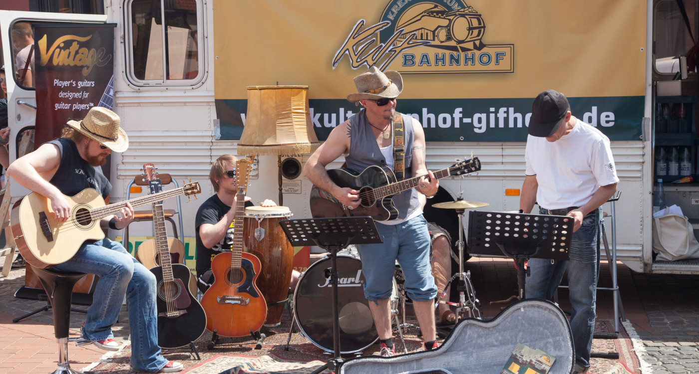 Ein Hauch von Woodstock und Flower-Power in der Innenstadt - Am 11. Juni findet Gifhorns 8. Straßenmusikfestival statt