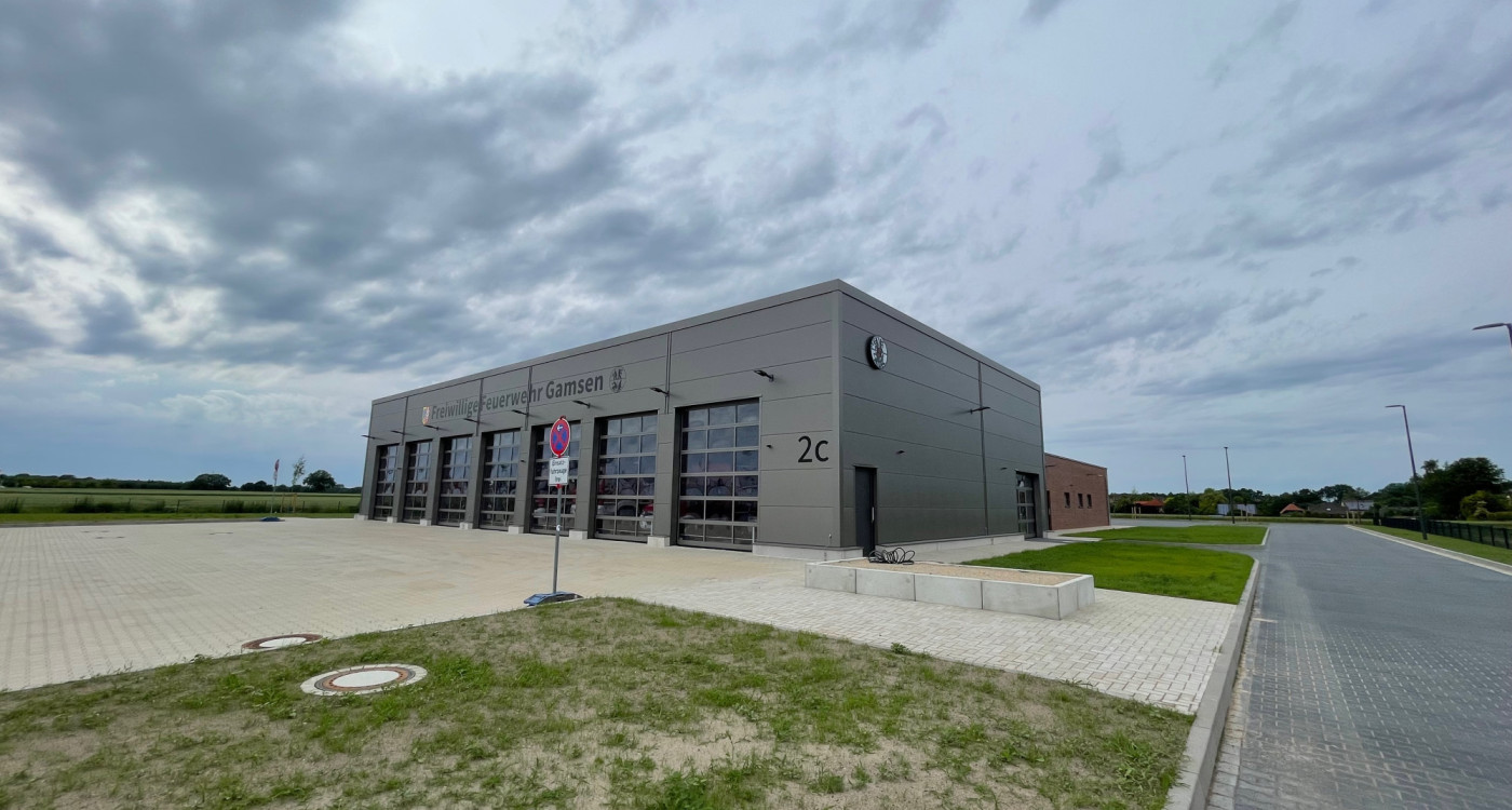 Endlich genug Platz im neuen Gerätehaus: Im Jubiläumsjahr freut sich die Feuerwehr Gamsen über ihr neues zweites Zuhause
