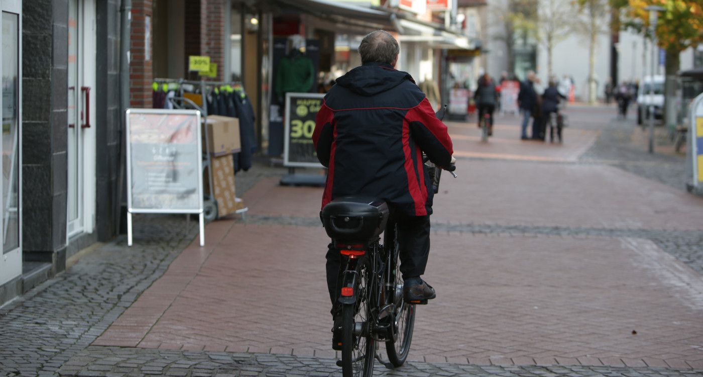 Fahrrad frei in Gifhorns Fußgängerzone: Sechsmonatiges Pilotprojekt soll zeigen, ob's klappt - Am 1. Juni geht's los