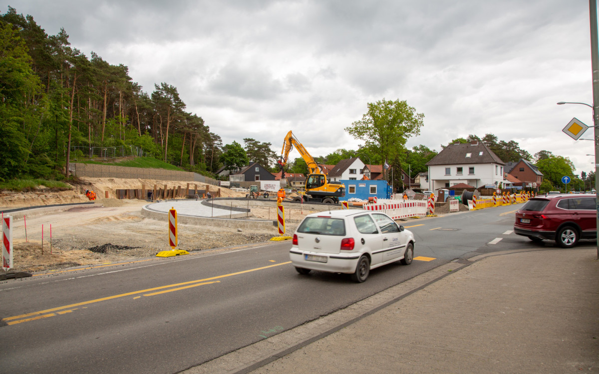 Freie Fahrt - Doch keine Vollsperrung für Kreiselbau am Calberlaher Damm