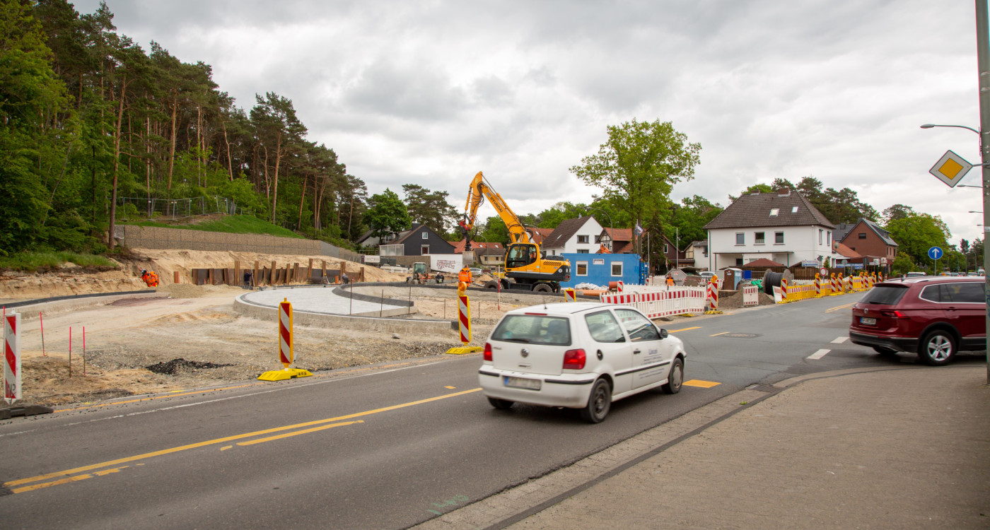 Freie Fahrt - Doch keine Vollsperrung für Kreiselbau am Calberlaher Damm
