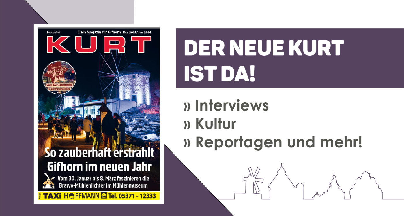 Frohe Weihnachten! KURT wünscht mit seiner neuen Ausgabe allen ein wunderschönes Fest