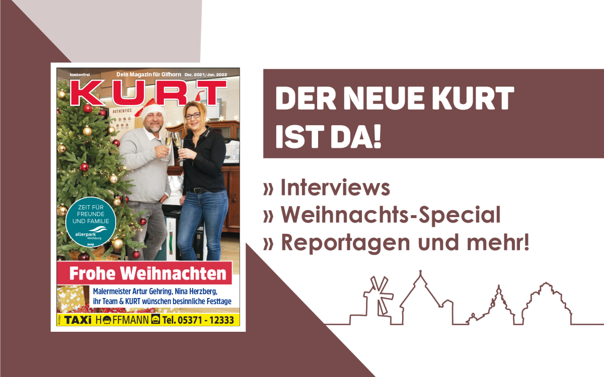 Frohe Weihnachten und einen guten Rutsch ins neue Jahr - der neue KURT ist da!