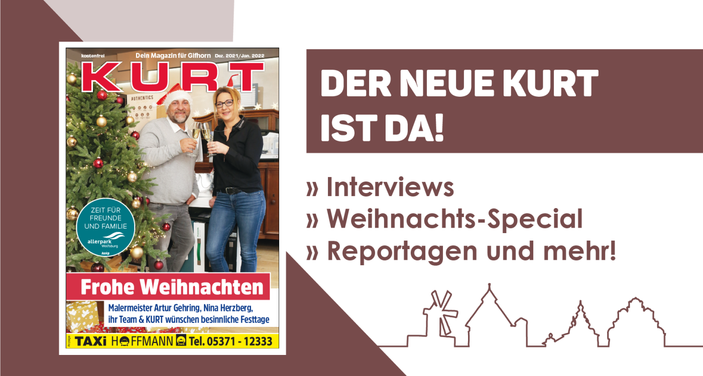 Frohe Weihnachten und einen guten Rutsch ins neue Jahr - der neue KURT ist da!