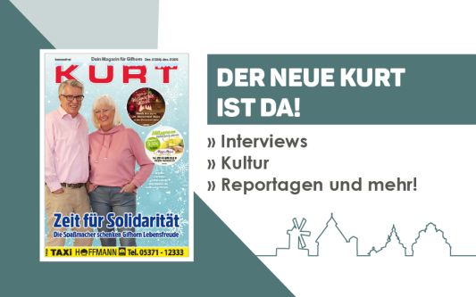 Frohe Weihnachten und einen guten Rutsch wünscht KURT mit seiner neuen Ausgabe