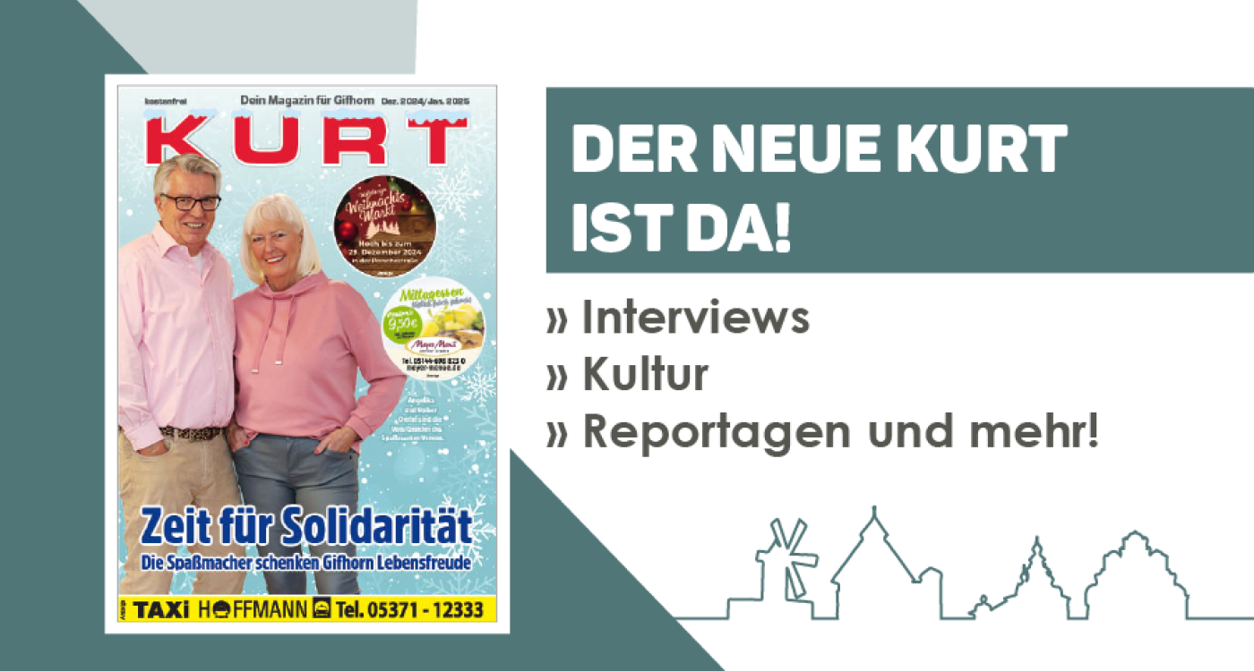 Frohe Weihnachten und einen guten Rutsch wünscht KURT mit seiner neuen Ausgabe