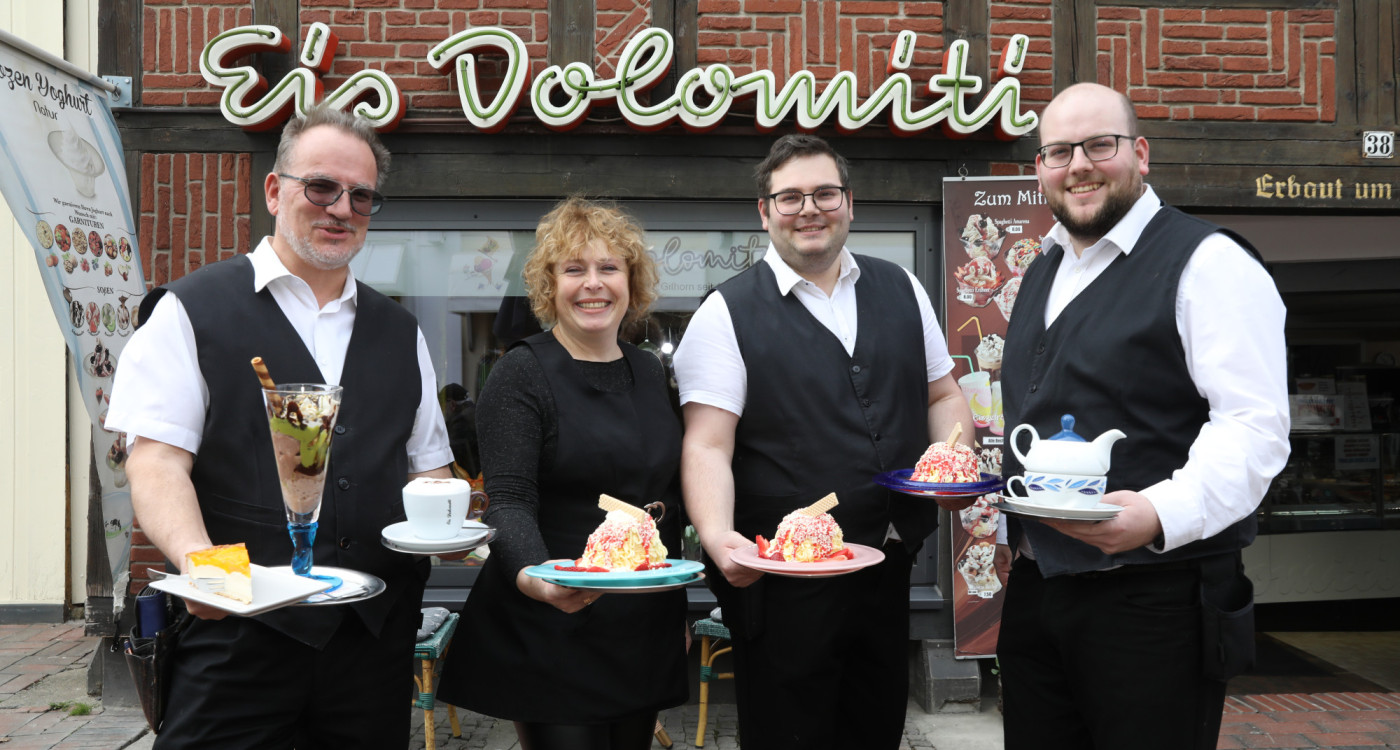 Frühling ist, wenn Dolomiti seine Türen öffnet: 100 sagenhaft leckere Becher und 40 Sorten locken in die Gifhorner Eisdiele