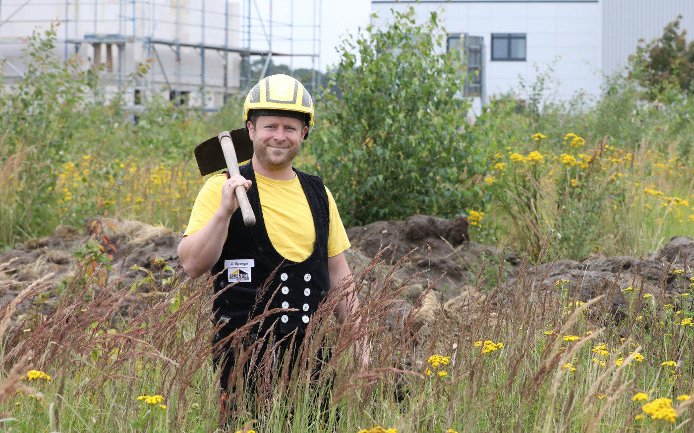 Für uns ist das eine Möglichkeit, zu wachsen - Julius Sprengel von Dachdeckerei Sprengel zieht ins Gamsener Gewerbegebiet