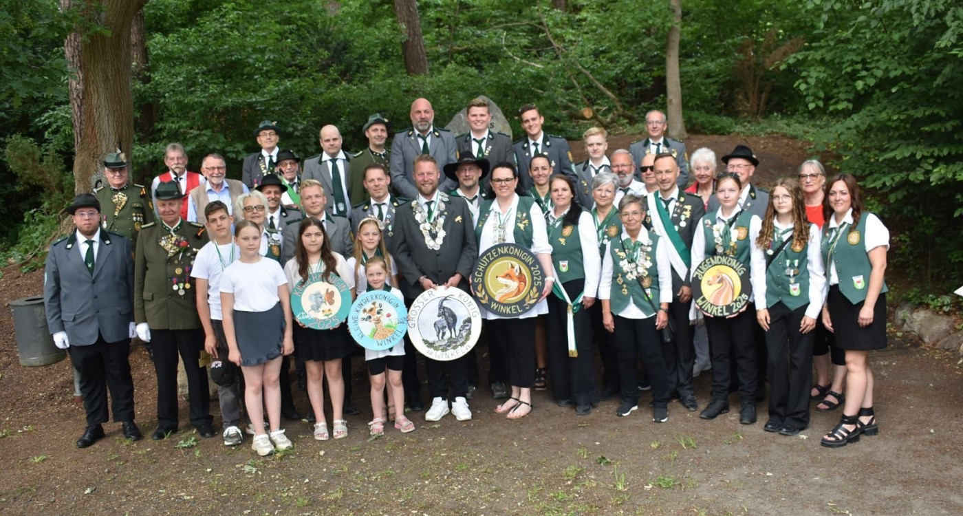 Für Winkel ist das Schützenfest wie Weltkulturerbe: Schützenkönig Neels Wohlgemuth freut sich über die nächste Generation