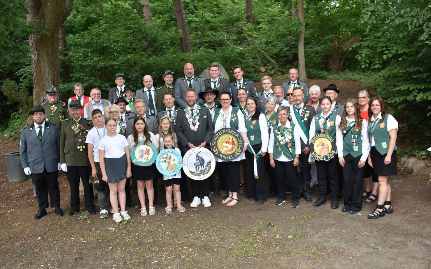 Für Winkel ist das Schützenfest wie Weltkulturerbe: Schützenkönig Neels Wohlgemuth freut sich über die nächste Generation