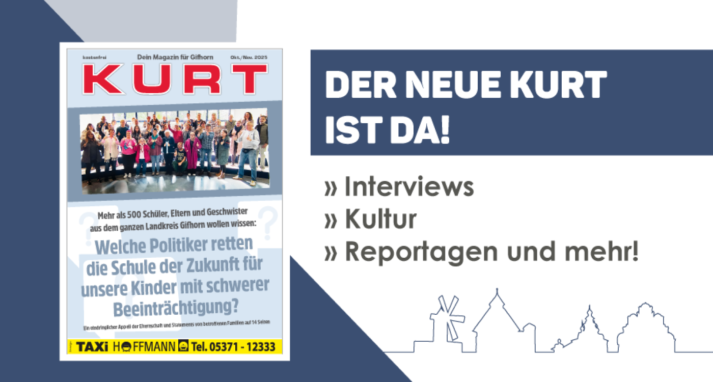 Gastarbeiterinnen-Gala, Appell für Schule der Zukunft, Halloween-Häuser im Landkreis Gifhorn – der neue KURT ist da