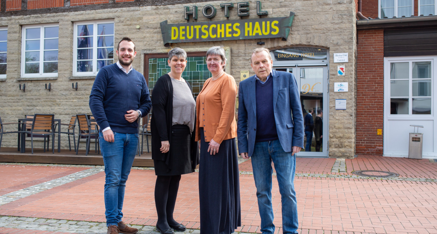 Geschäftsleute können im Hotel Deutsches Haus noch übernachten, das Restaurant bleibt aber vorerst zu
