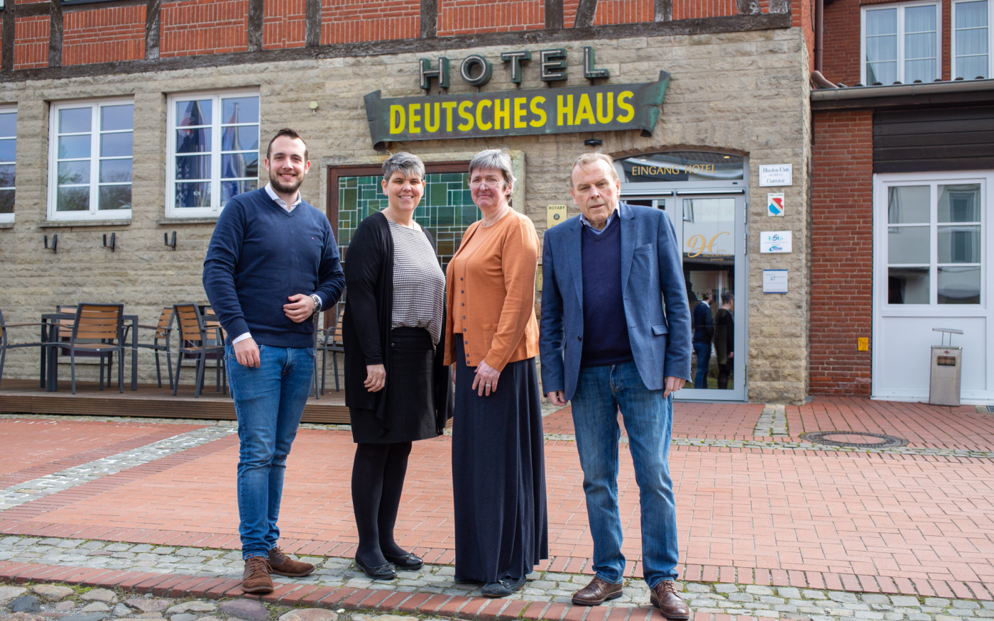 Geschäftsleute können im Hotel Deutsches Haus noch übernachten, das Restaurant bleibt aber vorerst zu