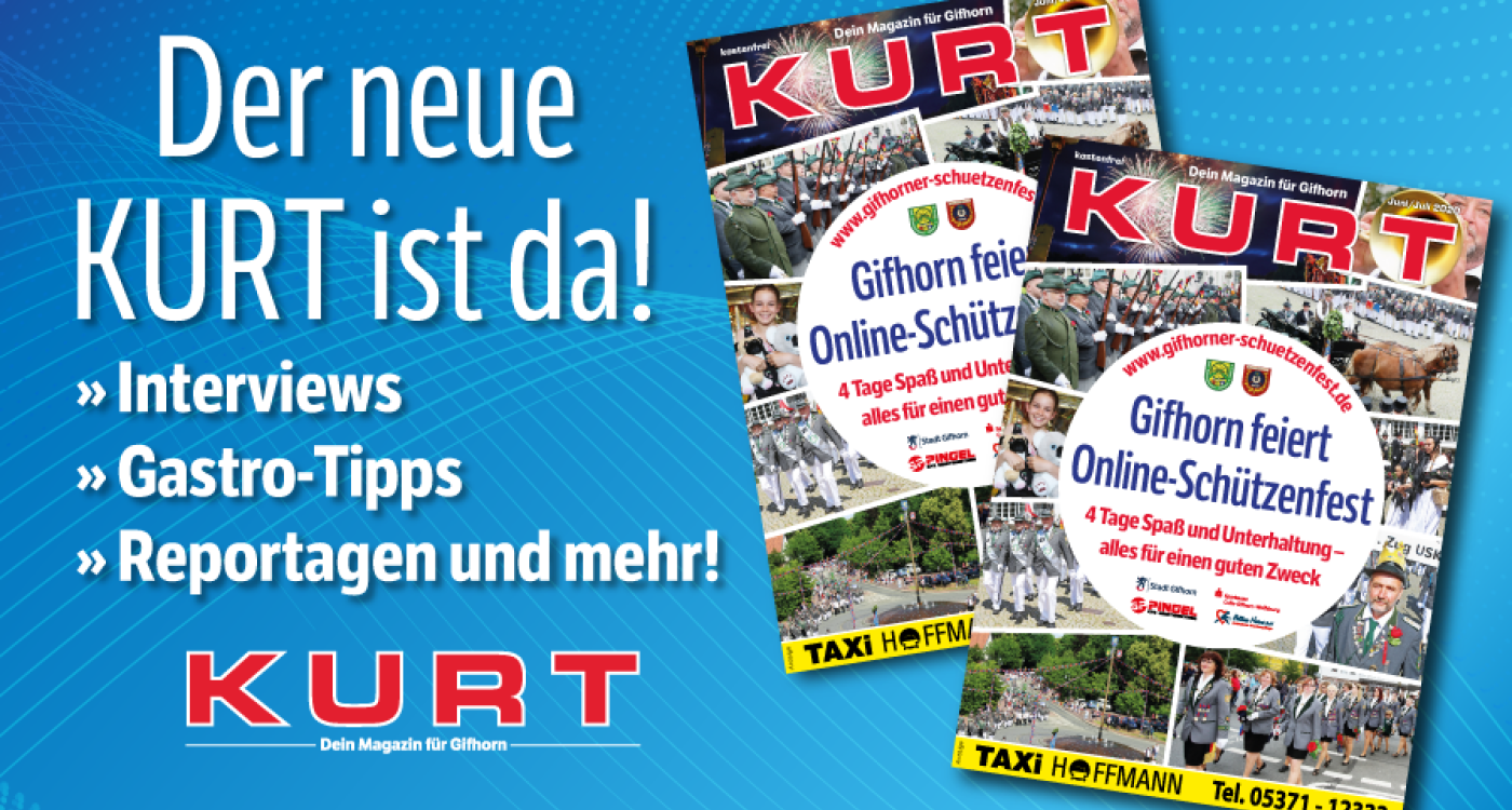 Gifhorn feiert Online-Schützenfest - Alles zum Spektakel lest Ihr im neuen KURT