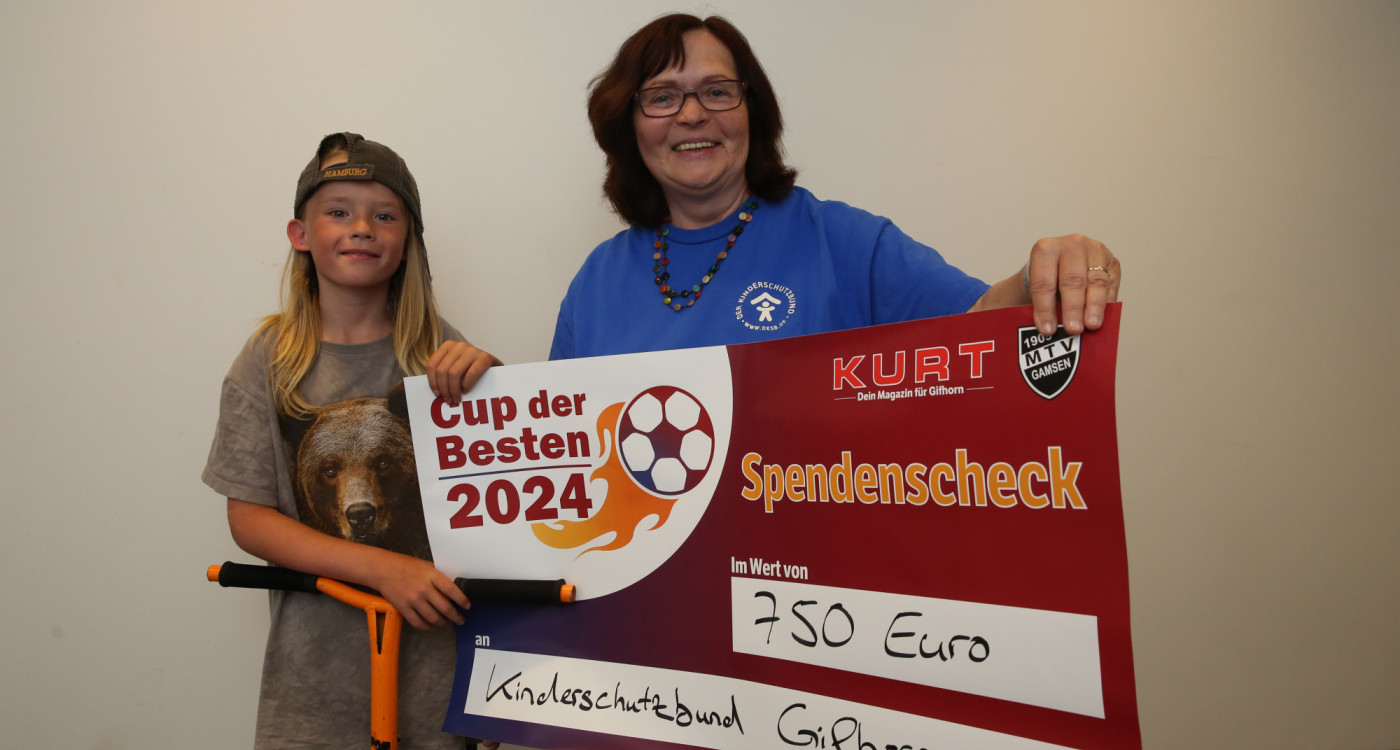 Gifhorner Kinderschutzbund freut sich über Spende vom Cup der Besten: Neue Scooter sollen angeschafft werden