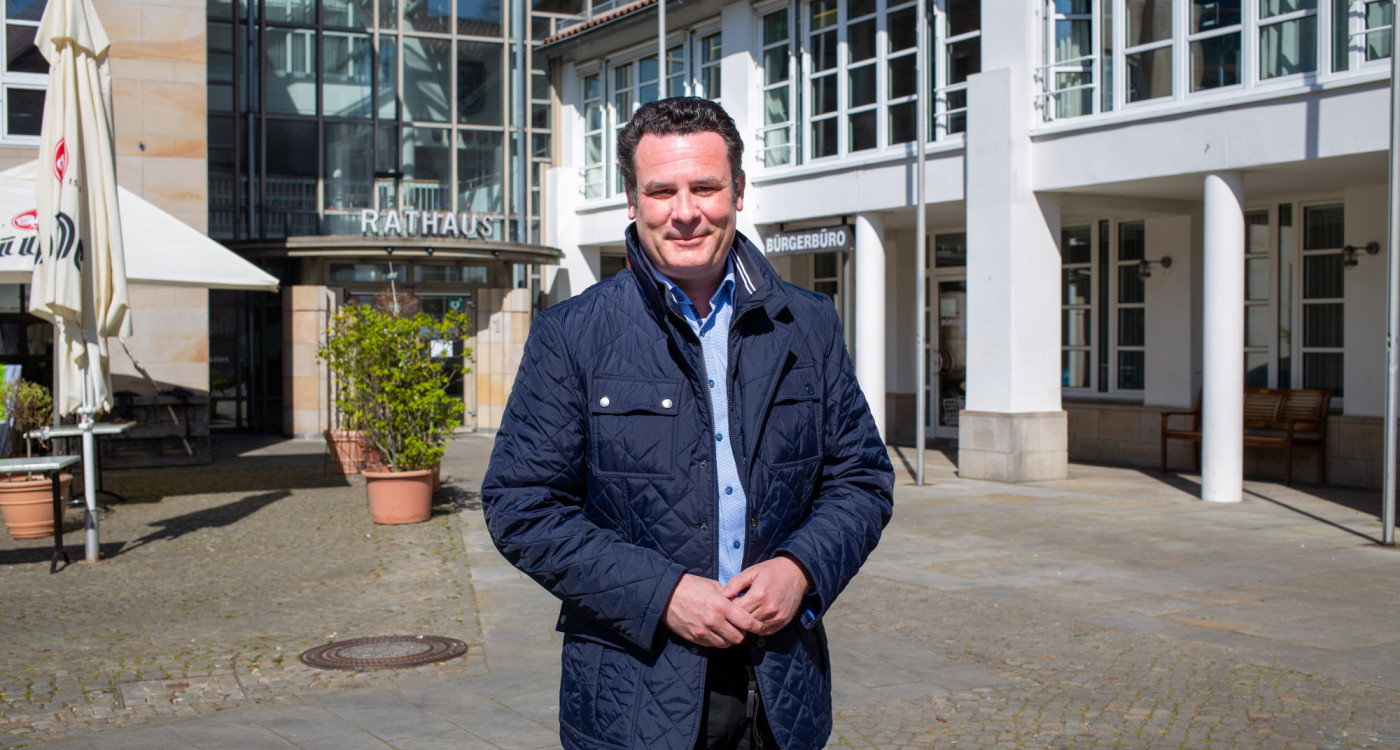 Gifhorns Bürgermeister Matthias Nerlich bedankt sich für den Zusammenhalt der Bürgerinnen und Bürger