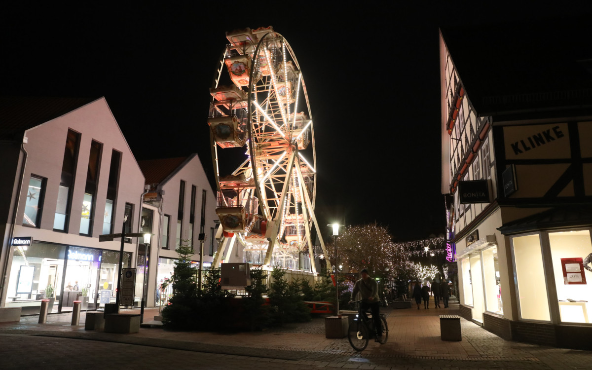 Gifhorns Riesenrad: Wenn einem die Stadt zu Füßen liegt