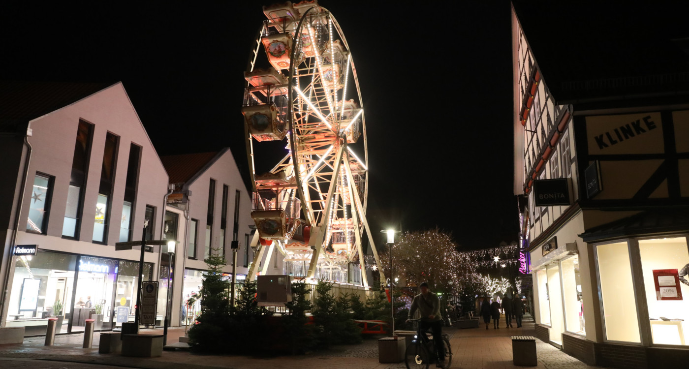 Gifhorns Riesenrad: Wenn einem die Stadt zu Füßen liegt