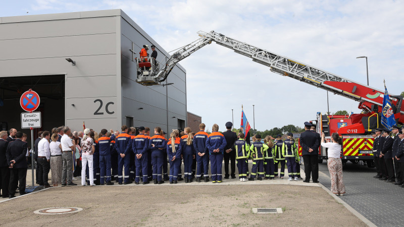 Große KURT-Bildergalerie: Passend zum 150-jährigen Bestehen ist die Feuerwehr Gamsen endlich ins neue Gerätehaus gezogen