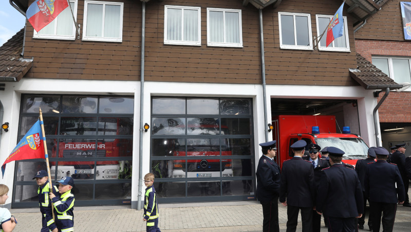 Große KURT-Bildergalerie: Passend zum 150-jährigen Bestehen ist die Feuerwehr Gamsen endlich ins neue Gerätehaus gezogen