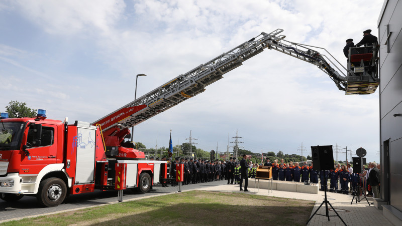 Große KURT-Bildergalerie: Passend zum 150-jährigen Bestehen ist die Feuerwehr Gamsen endlich ins neue Gerätehaus gezogen