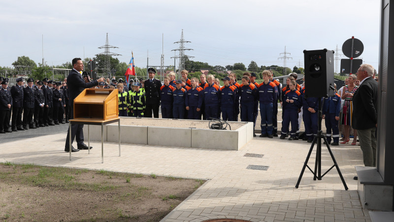 Große KURT-Bildergalerie: Passend zum 150-jährigen Bestehen ist die Feuerwehr Gamsen endlich ins neue Gerätehaus gezogen