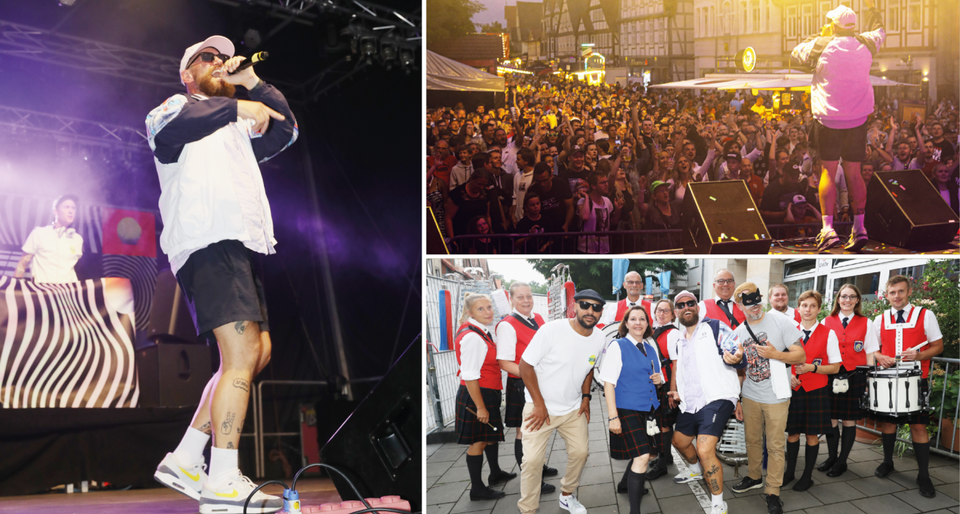 Hochgekochte Gefühle: MC Fittis fresher Abend - KURT traf Gifhorns Rapstar nach seinem ersten Auftritt auf dem Altstadtfest