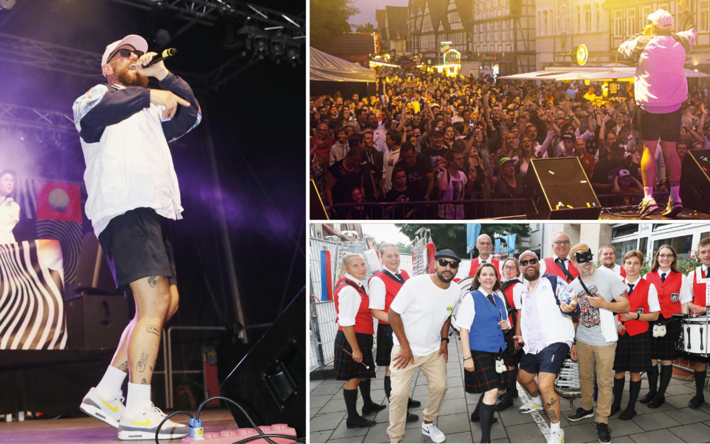 Hochgekochte Gefühle: MC Fittis fresher Abend - KURT traf Gifhorns Rapstar nach seinem ersten Auftritt auf dem Altstadtfest
