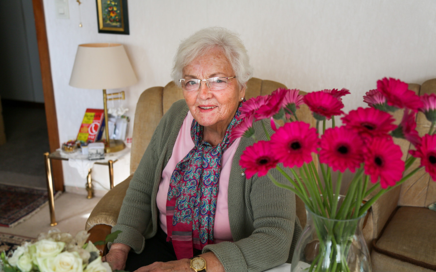 Ilse Holtz hat Gifhorns schönsten Balkon! Die 83-jährige Rentnerin und ihre Geranienkästen überzeugten die KURT-Leser