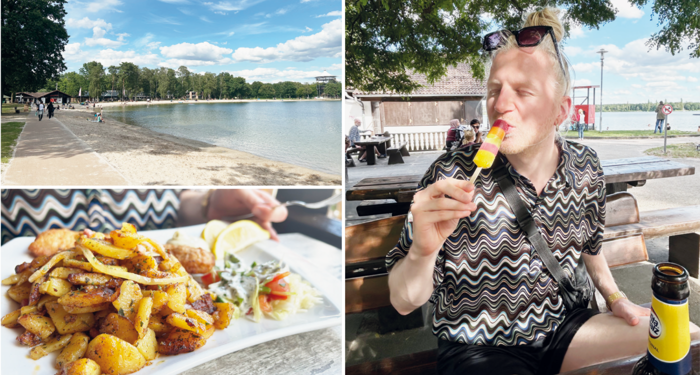 In den Sommerferien ist der Tankumsee Utopie: KURTs Gastro-Test führt mit seiner Imbisstour am Strand zu Bratkartoffeln, Kuchen und Eis