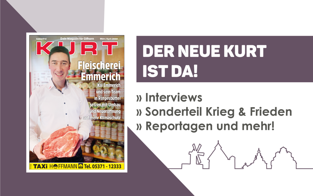 In diesen schweren Zeiten hilft es vielleicht, gemeinsam nachzudenken - der neue KURT ist da!