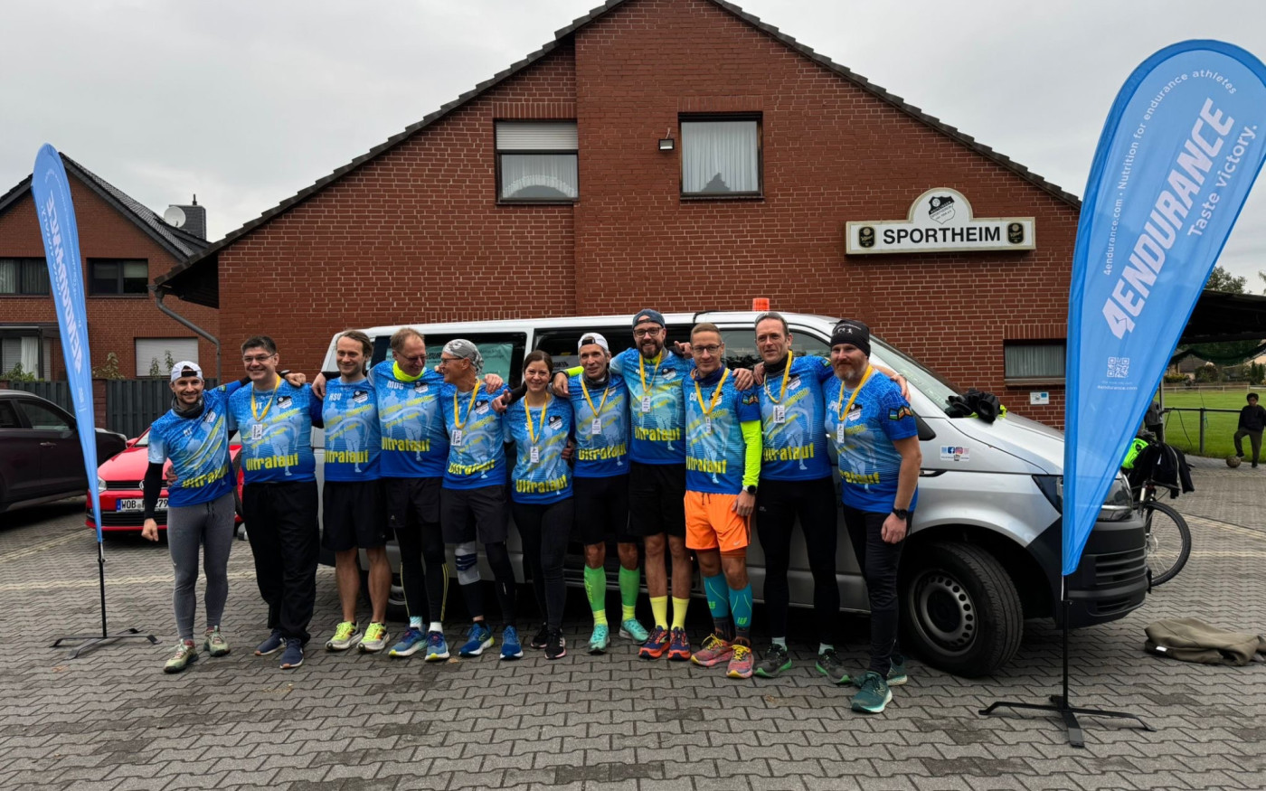 Ins Ziel kommt nur, wer die Quälerei übersteht: Ein Team des Hoitlinger SV wagte einen Ultra-Run bis nach Hamburg