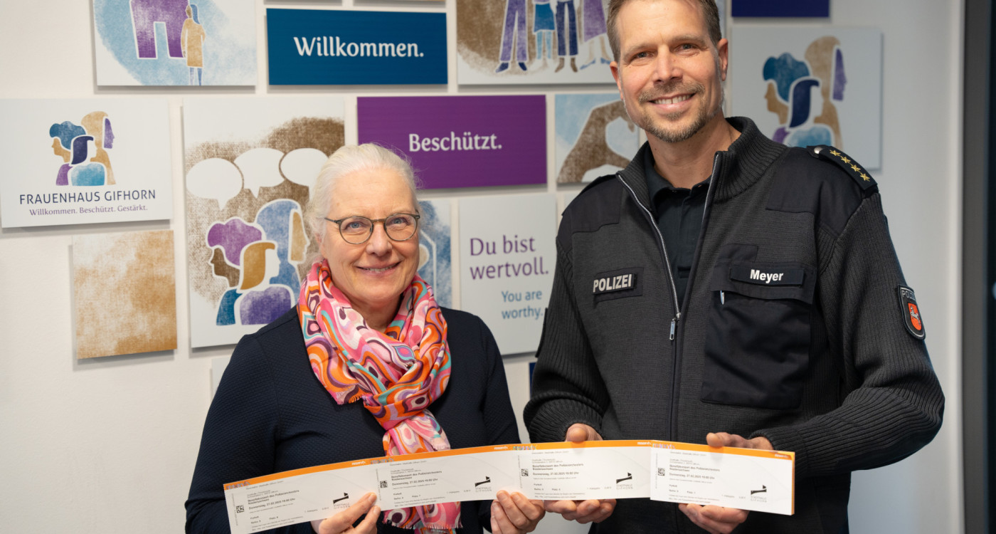 Jetzt Tickets sichern für das Polizeimusikorchester Niedersachsen: Benefizkonzert sammelt für das Gifhorner Frauenhaus