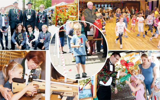 Kinderkönigsschießen und Autoskooter: Beim Kinderschützenfest am Samstag gibt‘s erstmals auch einen Kletterturm