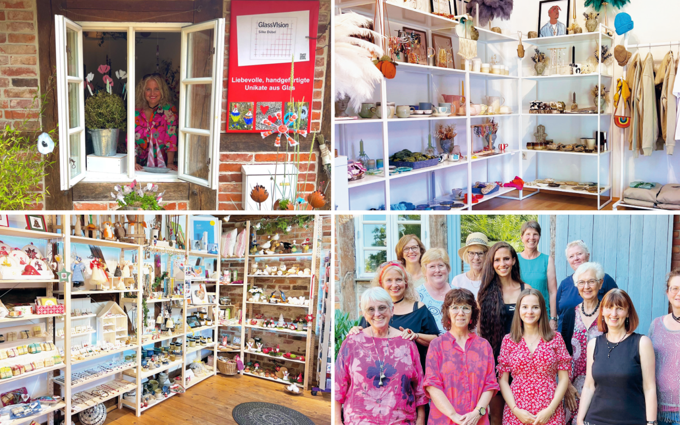 Kleine Kunst und Schönes im Bauernhaus-Idyll: Die Frauen des Unsahof in Leiferde sorgen für Handel und Zusammenhalt im Dorf