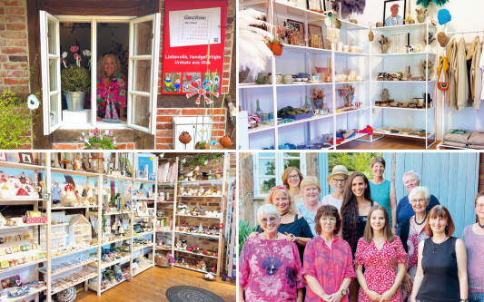 Kleine Kunst und Schönes im Bauernhaus-Idyll: Die Frauen des Unsahof in Leiferde sorgen für Handel und Zusammenhalt im Dorf