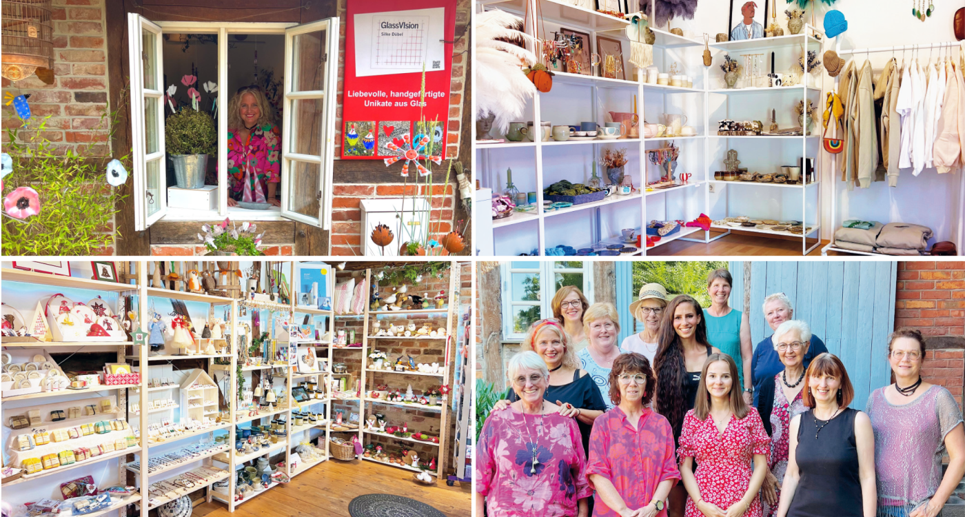 Kleine Kunst und Schönes im Bauernhaus-Idyll: Die Frauen des Unsahof in Leiferde sorgen für Handel und Zusammenhalt im Dorf