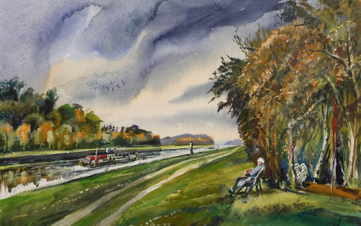 Licht, Farben und Heimat ergeben Landschaftsliebe: Das Historische Museum Schloss Gifhorn zeigt Werkschau von Horst Louis Weber