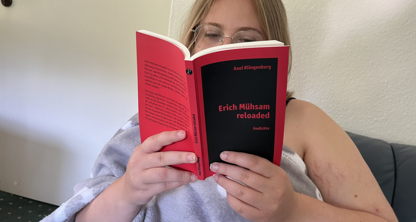 Liebesgedicht fürn Mühsam: Axel Klingenberg veröffentlicht mit Erich Mühsam reloaded wunderschöne Gedichte