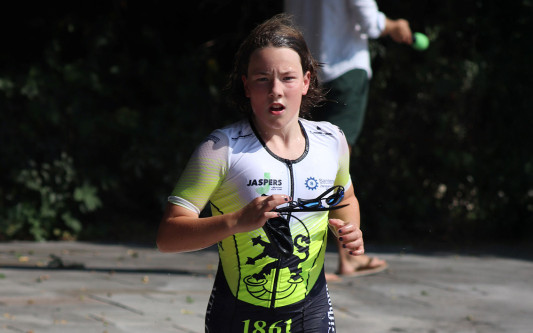 Maite Gravers vom MTV Gifhorn im Erfolgsmodus: 10-jähriges Triathlon-Talent holt Landessieg