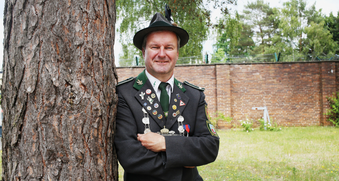 Ich hab mich fast so sehr gefreut wie meine Frau - Majestät Andreas Erhardt trägt Gifhorns Königswürde mit Fassung