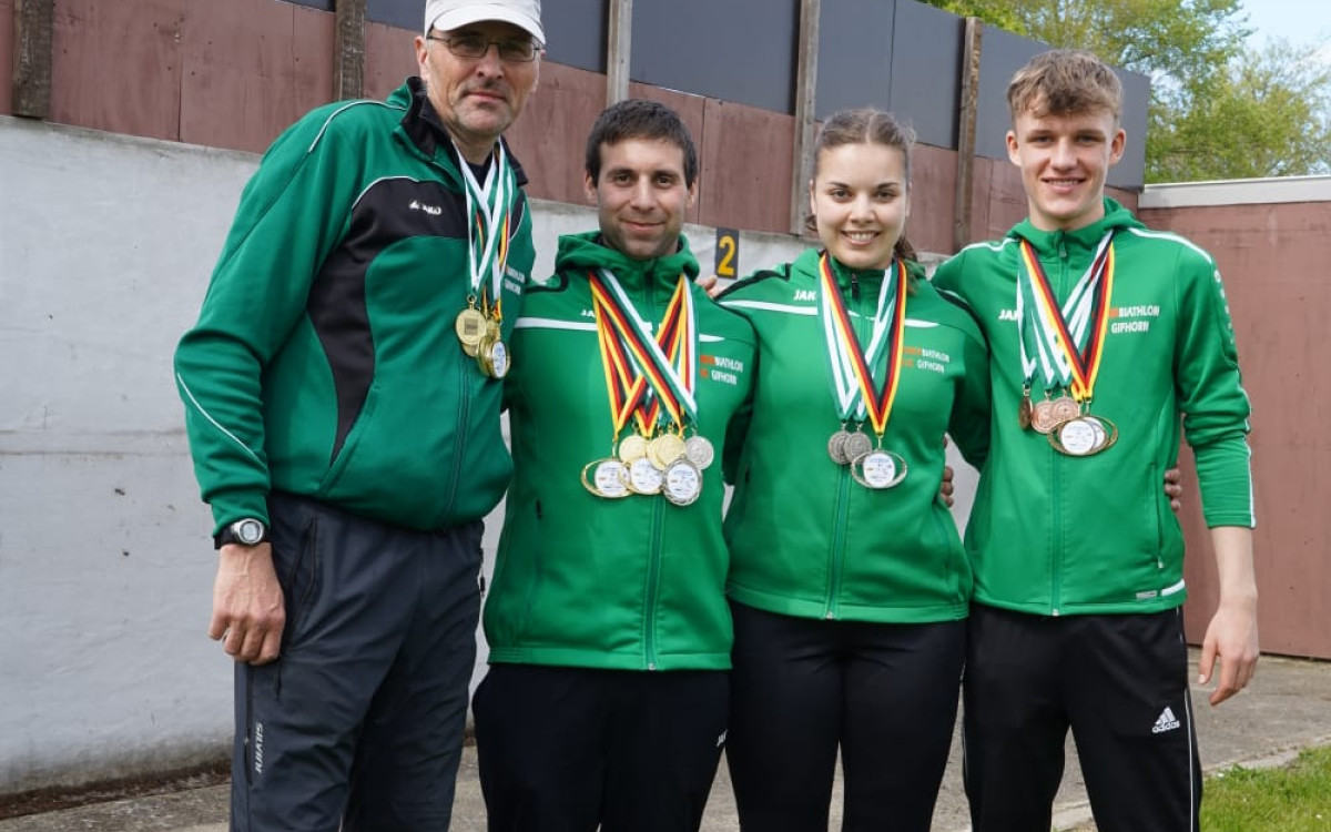 Medaillenregen für Gifhorns Biathleten: Großer Erfolg für das USK Gifhorn bei den Landesmeisterschaften