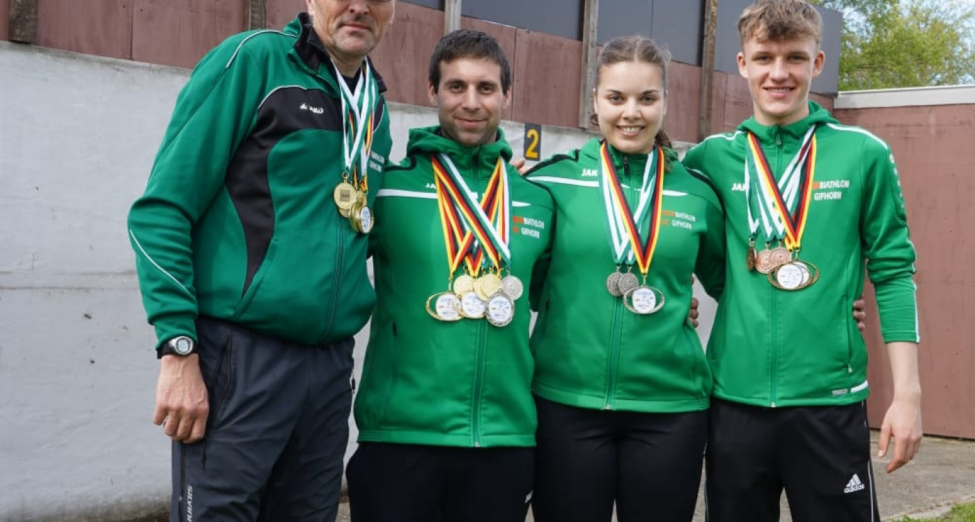 Medaillenregen für Gifhorns Biathleten: Großer Erfolg für das USK Gifhorn bei den Landesmeisterschaften