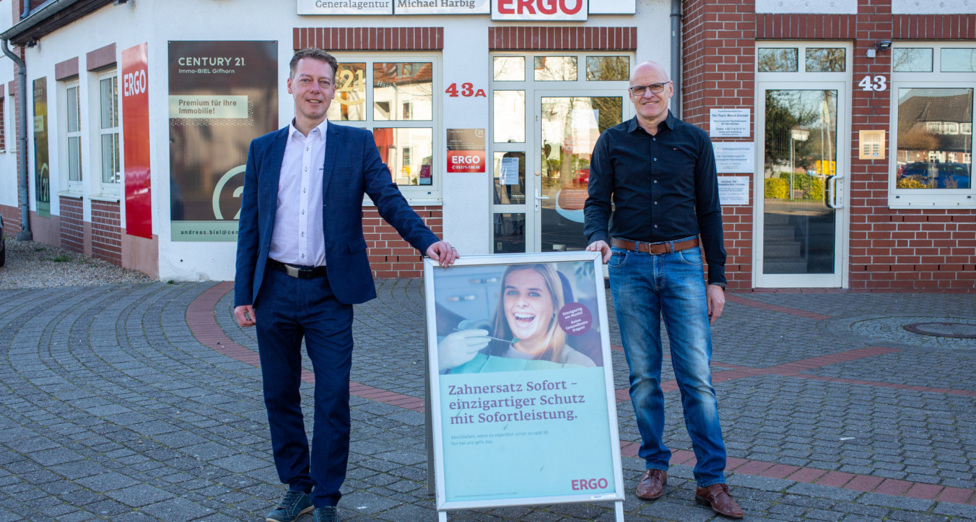 Michael Harbig und die ERGO-Versicherung sind telefonisch und online zu erreichen