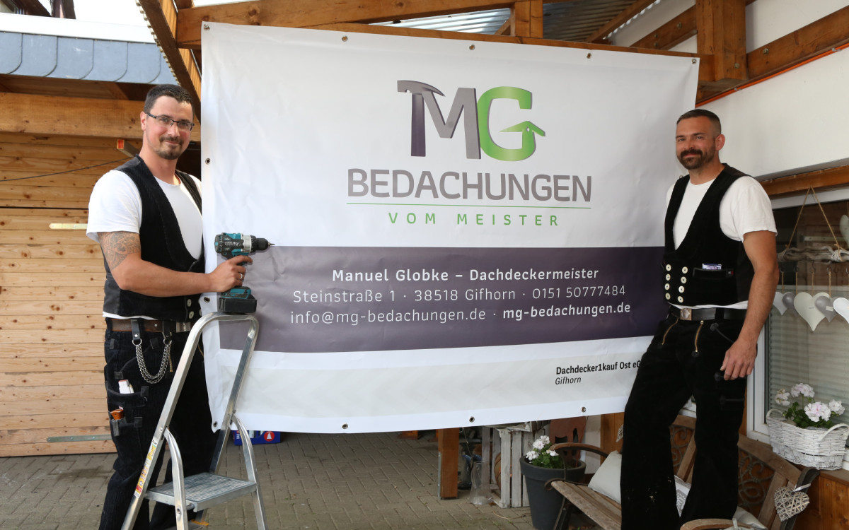 Mit dem Handwerk Menschen Gutes tun - Die Kästorfer Dachdeckerei MG-Bedachungen nimmt die Privatkunden in den Blick