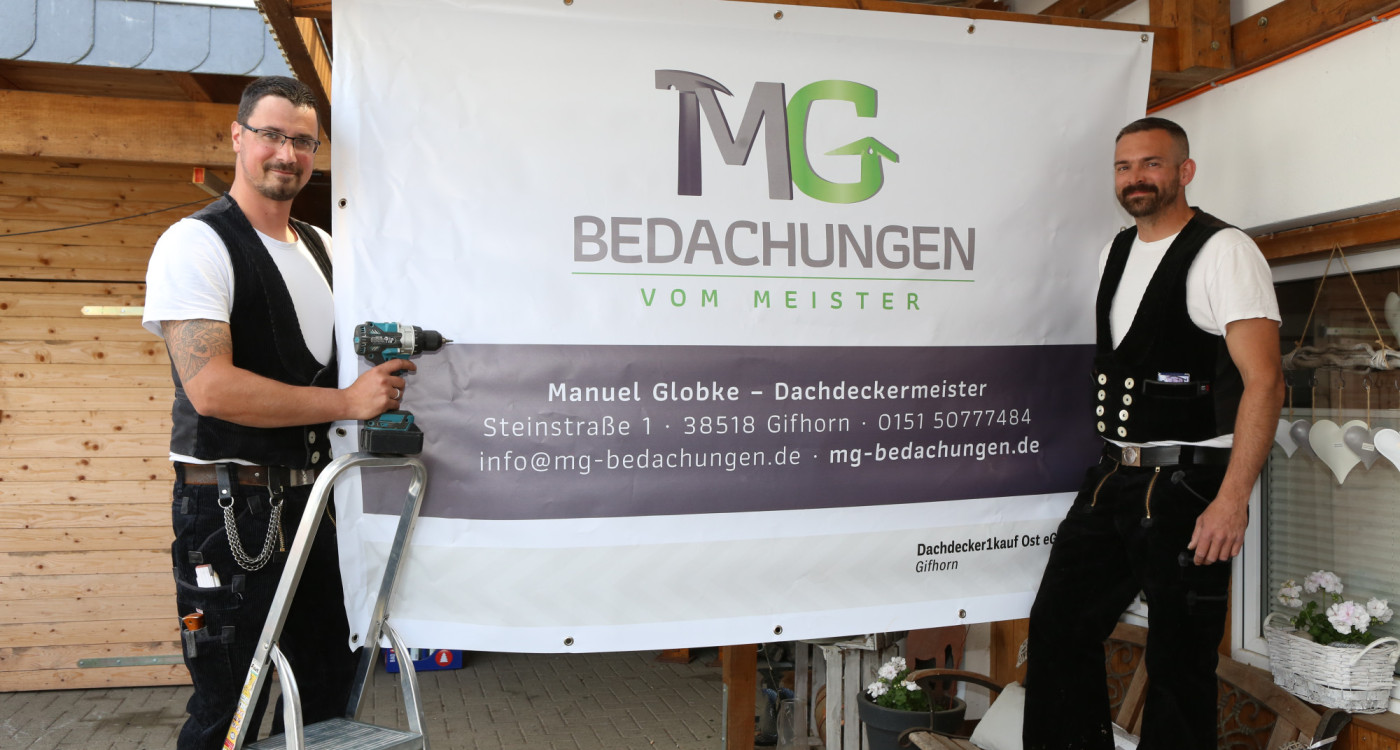 Mit dem Handwerk Menschen Gutes tun - Die Kästorfer Dachdeckerei MG-Bedachungen nimmt die Privatkunden in den Blick