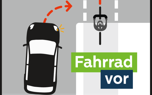 Mit Rücksichtnahme kommen wir alle gut an: Die neue Radverkehrskampagne der Stadt Gifhorn klärt über Vorfahrtsregeln auf