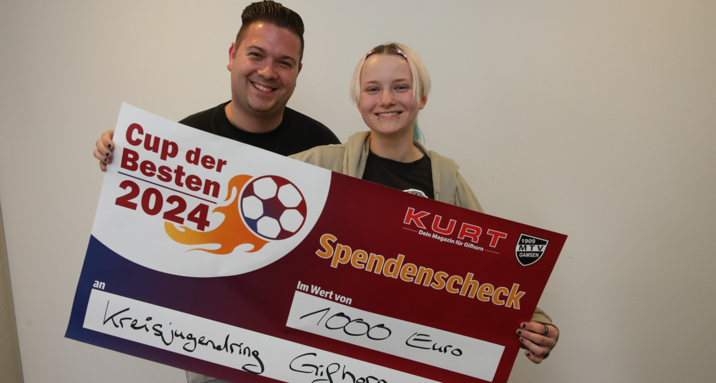 Mit seiner Spende vom Cup der Besten möchte der Gifhorner Kreisjugendring seine Messe im Herbst finanzieren