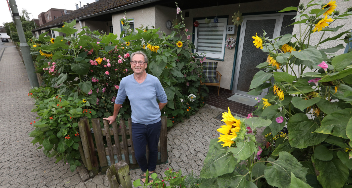 Möglichst üppig und kostengünstig: Das ist die Pflanzenpracht von Balkon-Wettbewerb-Finalist Volker Küllmer aus Gifhorn